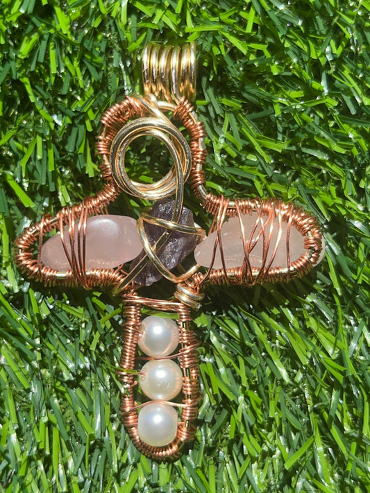 Custom Medium Copper Wire Fairy Pendant (Photos are for inspiration)