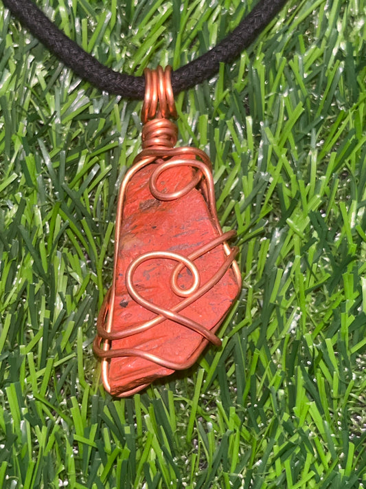 “Ember Reign” Handmade Pendant